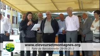 preview picture of video 'Eleveurs et Montagnes à la foire de Barcelonnette 09/2013'