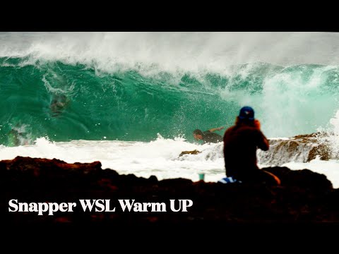 WSL Warm Up Session - Pros , Locals & Local Pros - Snapper Rocks Friday 3 May 2024