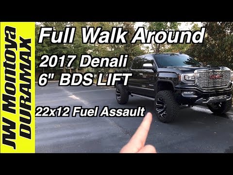 2017 Denali | 6" BDS | 22x12 Fuel Assault | Toyo MT 35s