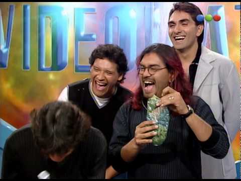 Los Nocheros give Tinelli coke - Videomatch 98