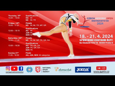 CZECH AEROBIC OPEN 2024 - SUNDAY - FINALS - AG, JUN, SEN (MP,GR,DA)