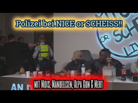 Polizei bei NICE or SCHEISS Special [mit Mois, Manuellsen, Alpa Gun & Mert]