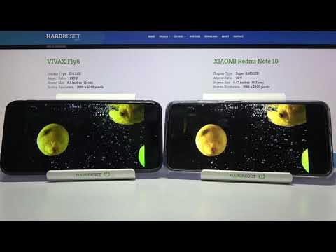 VIVAX Fly 6 vs XIAOMI Redmi Note 10 – Display Details & Smoothness Comparison