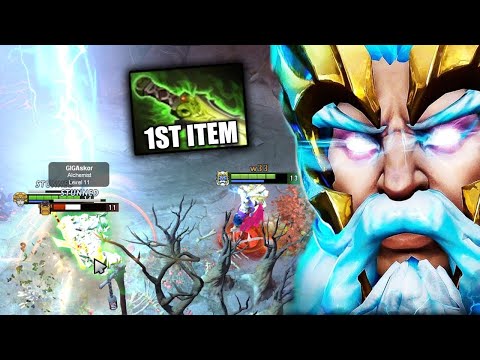 W33 Zeus Mid is back with the First Item Ethereal Blade Build Dota 2 ⚡