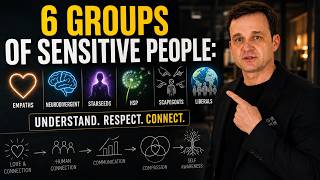 6 Groups of Sensitive People - Empaths, Neurodivergent, HSP, Starseeds, Scapegoats, Liberals.