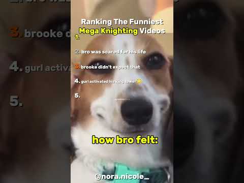 Ranking The Funniest Mega Knighting Videos #funny #usa #tiktok #shortsfeed #shorts #megaknight