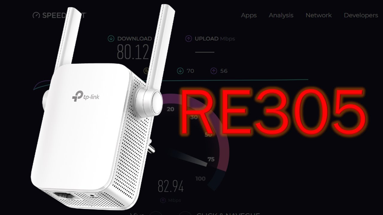 Miniatura da avaliação em vídeo de Repetidor Wi-Fi TP-Link RE305 Dual Band AC1200