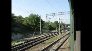 preview picture of video 'Novorossiysk - Tonnelnaja Train Ride'