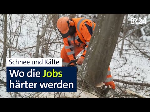 Eisige Jobs: Kampf gegen die Elemente | Abendschau | BR24