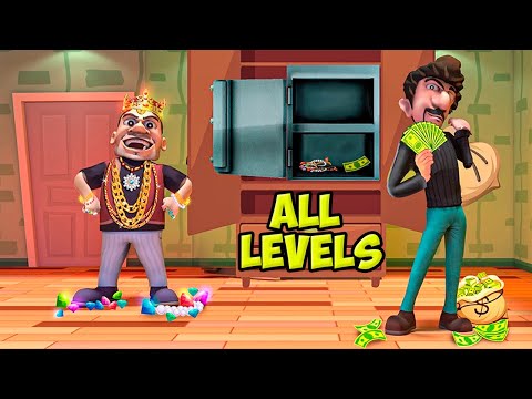 Scary Robber Home Clash - Gameplay Walkthrough - All Levels Completed