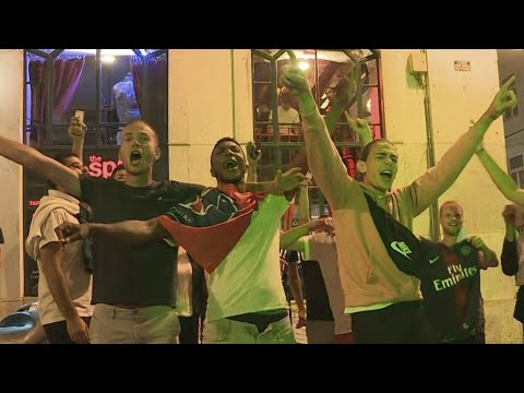 Champions League: PSG fans celebrate victory in Lisbon | AFP