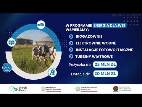 Fotowoltaika dla wsi - dofinansowanie w ramach programu „Energia dla wsi” | OZE 2023
