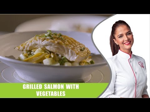 Grilled Salmon with Vegetable | Fresh Grilled Fish Recipe | Shipra's Kitchen | Shipra Khanna