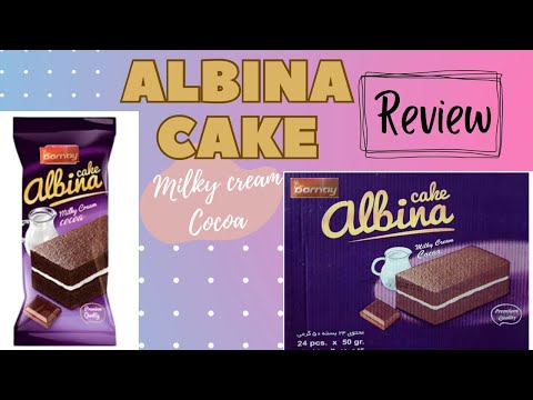 Albina Milky Cream Cocoa Cake | Review & Unboxing | #asmr #viral #cake #cocoa