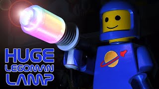 3D Printing a Huge Lego Space Man LED Lamp