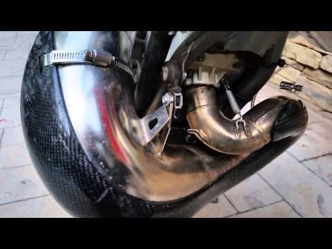 KTM 200 XC-W Bent 2 stroke Exhaust Pipe Easy Repair