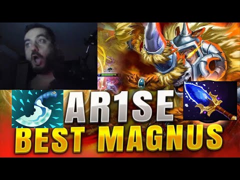 Ar1se Magnus Crazy Plays Big Wins Banan Mode Again Dota 2 Highlights !!