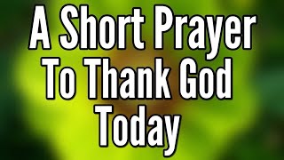 LORD, Thank You for Your Mercy and Grace 🙏 | Morning Prayer to Start Your Day with Peace & Strength