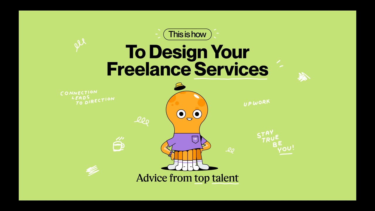 How to Design Your Freelance Services | animated explainer video - and action