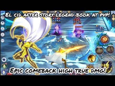Saint Seiya: Awakening (KOTZ) - El Cid After Story Legend Book at PvP! Epic Comback High True DMG!