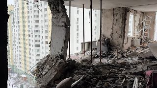 Kiev'de konutlara Rus hava saldırısı, 4 ölü, 24 yaralı