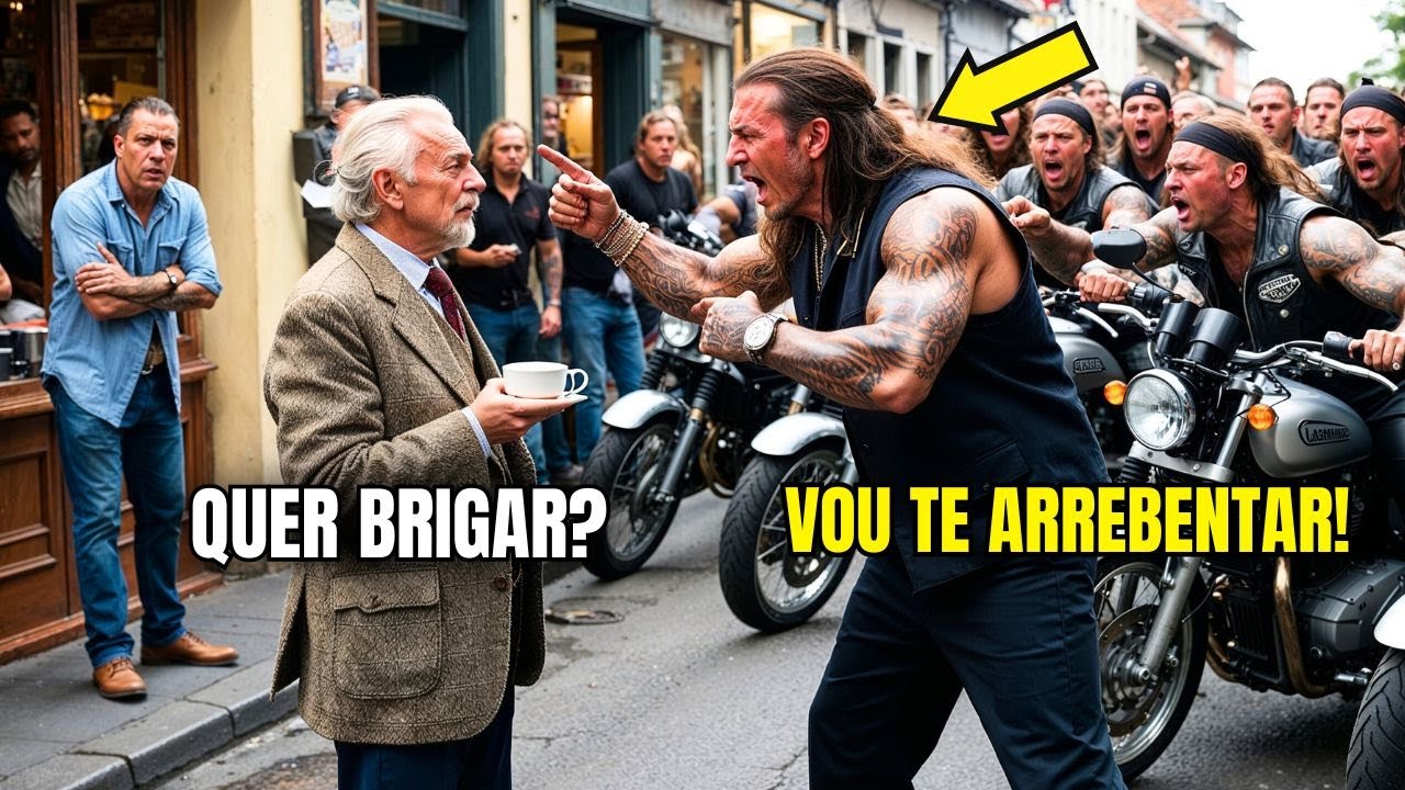 91-year-old ex-soldier threatened by bikers, but when he made a phone call...