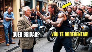 91-year-old ex-soldier threatened by bikers, but when he made a phone call...