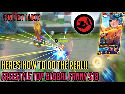 THIS IS JUNGLE FREESTYLE OF TOP GLOBAL FANNY S18!!! /MLBB/