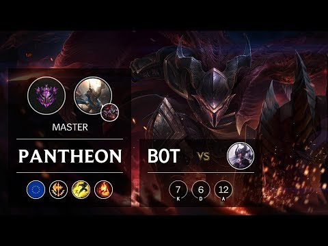 Pantheon Bot vs Syndra - EUW Master Patch 9.24