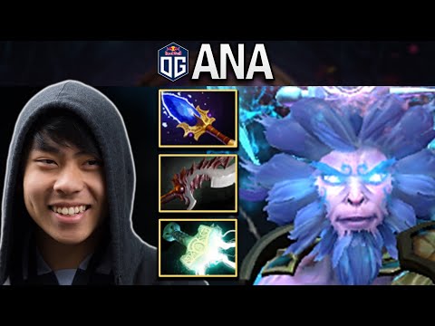OG.ANA SMURF MONKEY KING WITH 18 KILLS - DOTA 2 7.28 GAMEPLAY