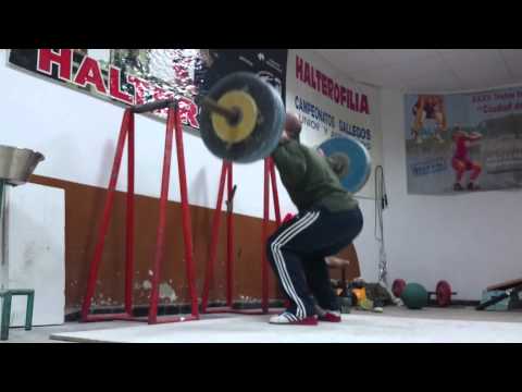 30 reps Sentadilla 100kg x tiempo: 55"