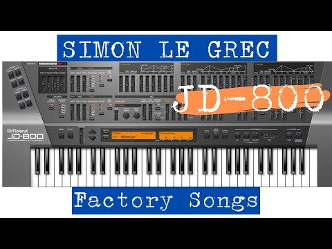 Roland JD-800 (1991) | Factory Multimode Song (HQ)