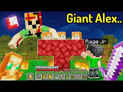 RageElixir - Kid Summoned Giant Alex in His Minecraft World..