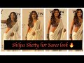 Shilpa Shetty S Hot Look In White Saree At A Party Shilpashetty Saree Ootd Bollywood Actress