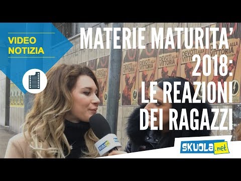Materie Maturità 2018: i commenti dei ragazzi