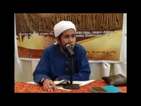 Ramadan Symposium 2018-Effects of Fasting in the Body (Tausug) PART 1-- Ust. Hadi Saliddin