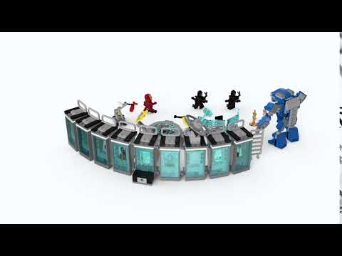 Конструктор LEGO Super Heroes «Лаборатория Железного человека» 76125 / 524 деталей