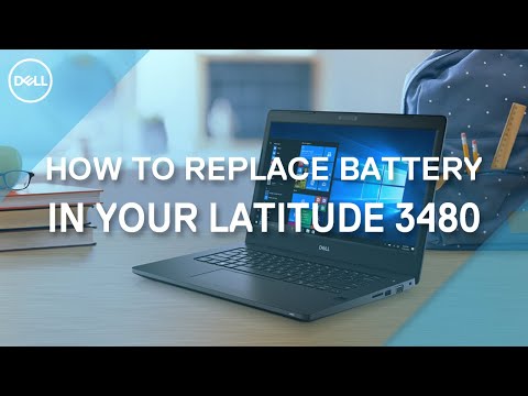 Latitude 3480 3488 | How to replace the battery