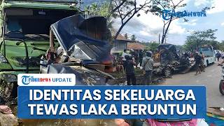 Identitas 4 Korban Sekeluarga Tewas Imbas Laka Beruntun 4 Kendaraan di Padang hingga Ringsek Parah