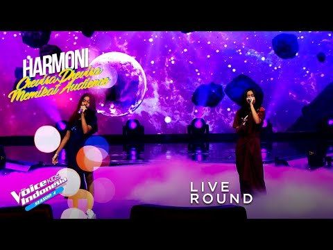 Chevira & Dhevira - Anganku Anganmu | Live Round | The Voice Kids Indonesia Season 4 GTV 2021