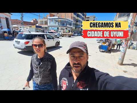CHEGAMOS NA FAMOSA UYUNI, CIDADE DE ACESSO AO DESERTO DE SAL NA BOLÍVIA.