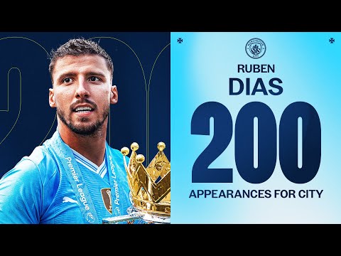 "He lives 24/7 for his job!" | Ruben Dias, 200 Man City games!
