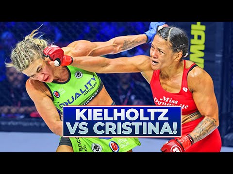 FLYWEIGHT BATTLE!! | NO COMMS!! | Denise Kielholtz v Paula Cristina | Full Fight | Bellator 296