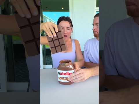 Giant Chocolate VS Nutella 😱🍫🤣 #shorts #khamitovy #martaandrustam