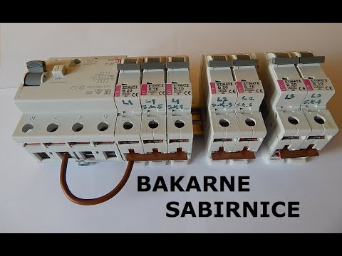 Bakarne sabirnice za automatske osigurače PRVI DIO