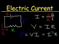 Electric Current Circuits Explained Ohm S Law Charge Power Physics Problems Basic Electricity