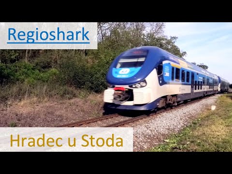 Průjezd vlaku OS 7425 Regioshark 13.9.2020 # Train passing of Regioshark
