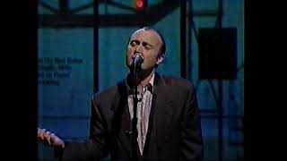 Phil Collins - Another Day in Paradise w/ Paul Shaffer on Letterman