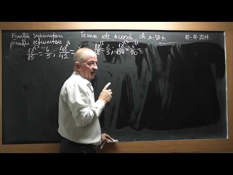 2/2 1619 Clasa 6 Fractii Subunitare Echiunitare Supraunitare Reductibile Ireductibile Conditii exist