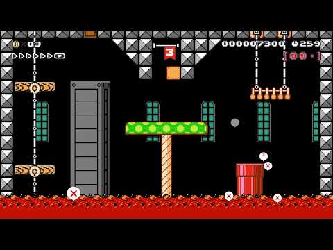 1-5 Larry's Loathsome Lair by pUwU bear 🍄Super Mario Maker 2 ✹Switch✹ #bsg